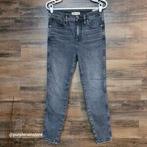 Madewell Jeans 28 Skinny Crop 10" High Rise Tummy Control Oakwood Wash MC519 NWT